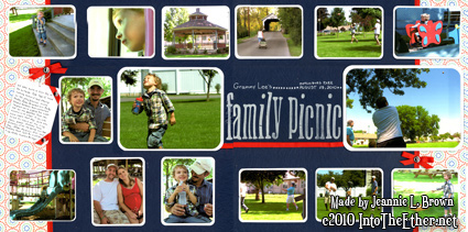 Scrapbook Page “Family Picnic”