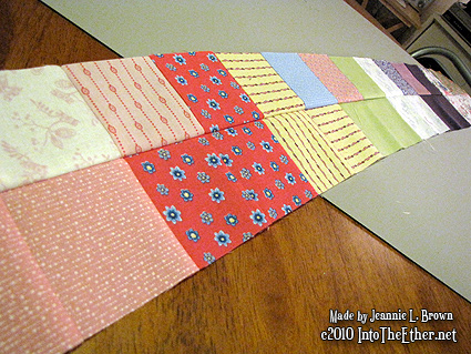 Quilt 1 – 2011: Antoinette’s Labyrinth – The Beginning!