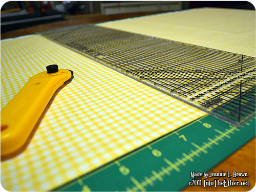 French Country Yellow Gingham Curtains Progress