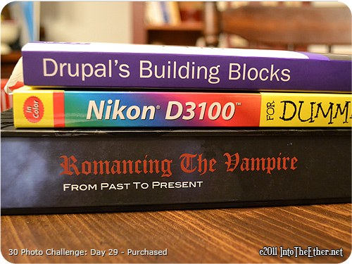 30 Day Photo Challenge: Day 29-Purchased