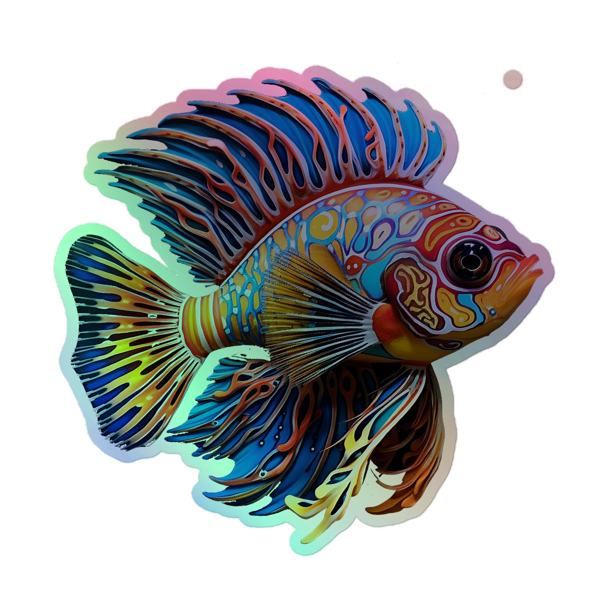 Finley of the Deep | Underwater Sea Creature | Holographic Stickers