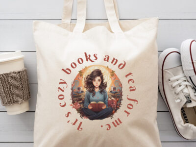 It's Cozy Books and Tea For Me | Booklover Gifts | Eco Tote Bag