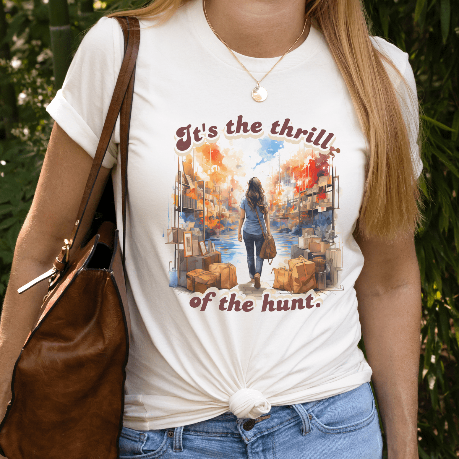 It's the thrill of the hunt | tee for thrifting, thrifting teeshirts, gifts for thrifting | Unisex t-shirt