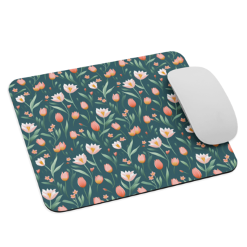 Mousepad_Pattern_Floral_TulipsGalore_2023-06-13_mouse-pad-white-front-64890f9c79f02