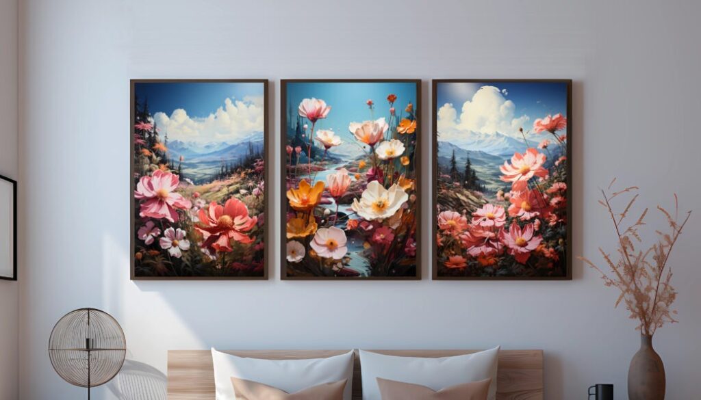 SurrealMountainFlowers_BeigeBedroom_3PaintingsOnWal_HeaderBlogPost SurrealMountainFlowers_BeigeBedroom_3PaintingsOnWal_HeaderBlogPost
