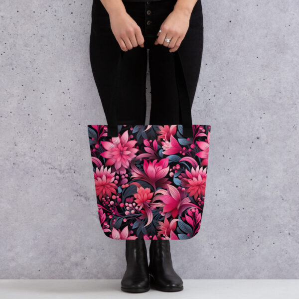 Fuchsia Floral | Gifts for Her | Tote bag