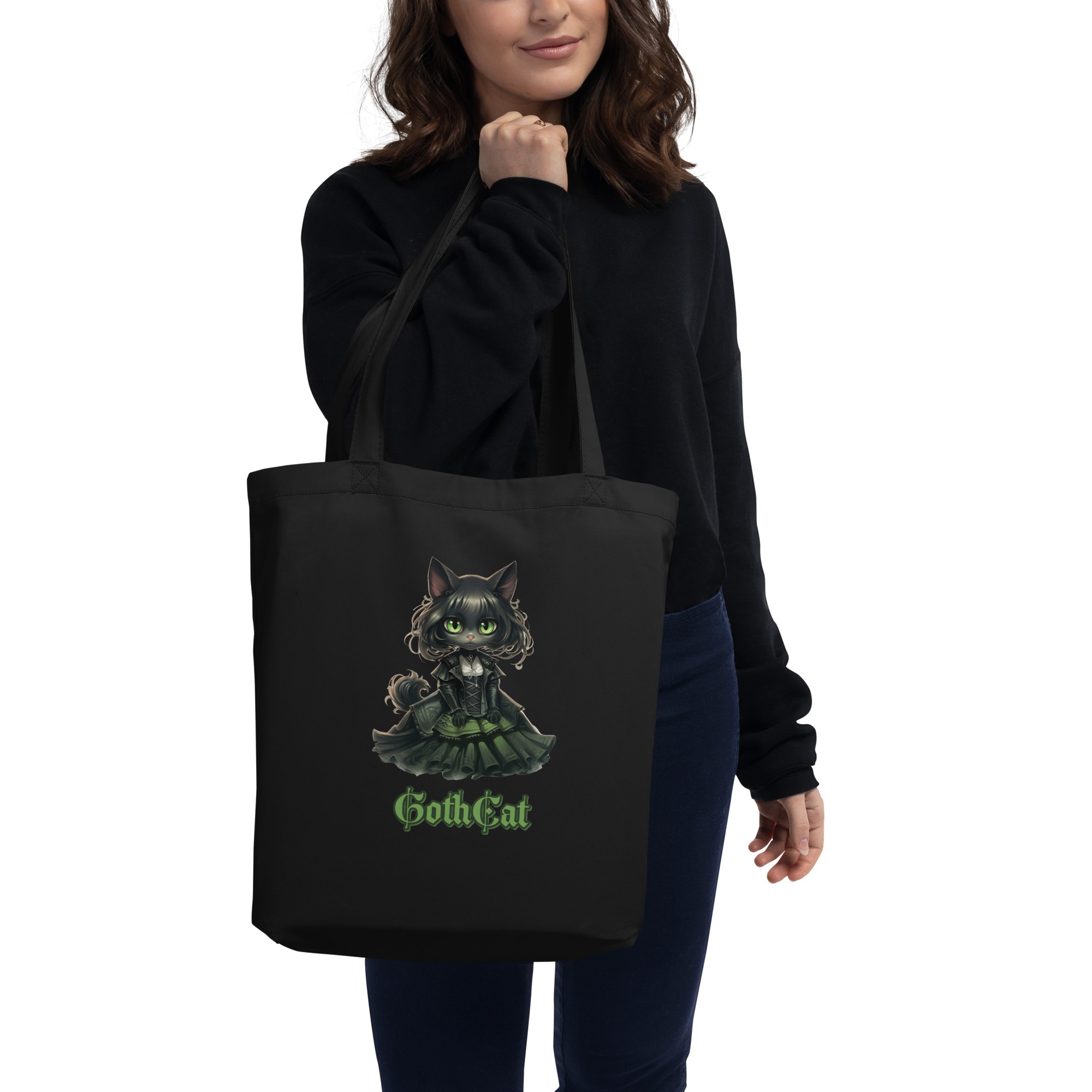 GothCat | Luna | Eco Tote Bag