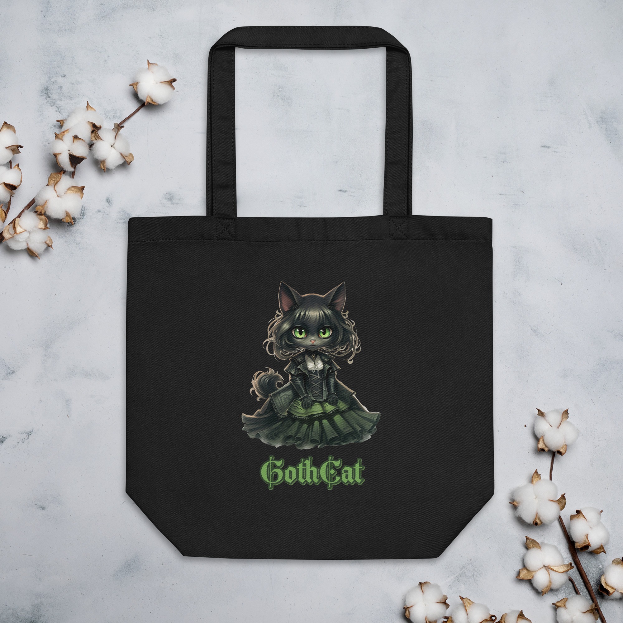 GothCat | Luna | Eco Tote Bag