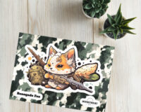 Renegade Fox | Fantasy Character Artwork | XL Sticker Sheet