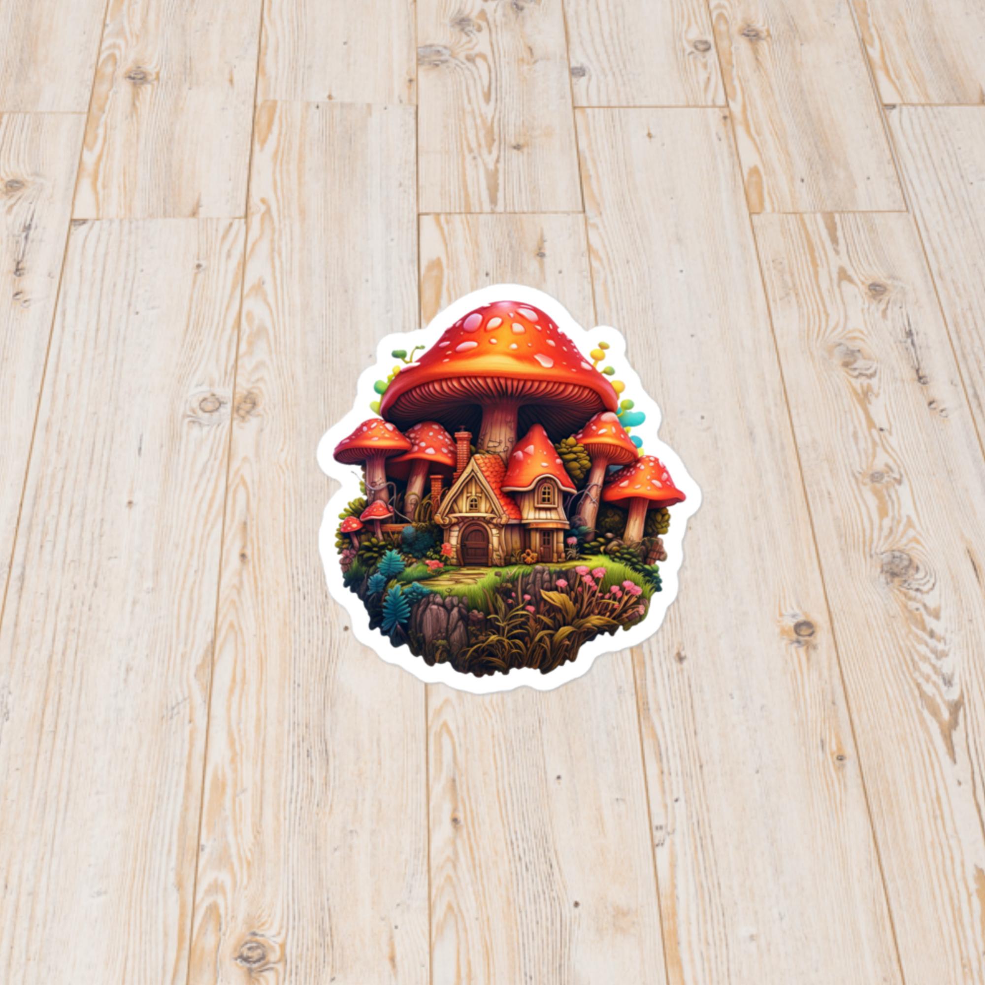 Toadstool Terrace | Amongst the Mushrooms | Bubble-free stickers