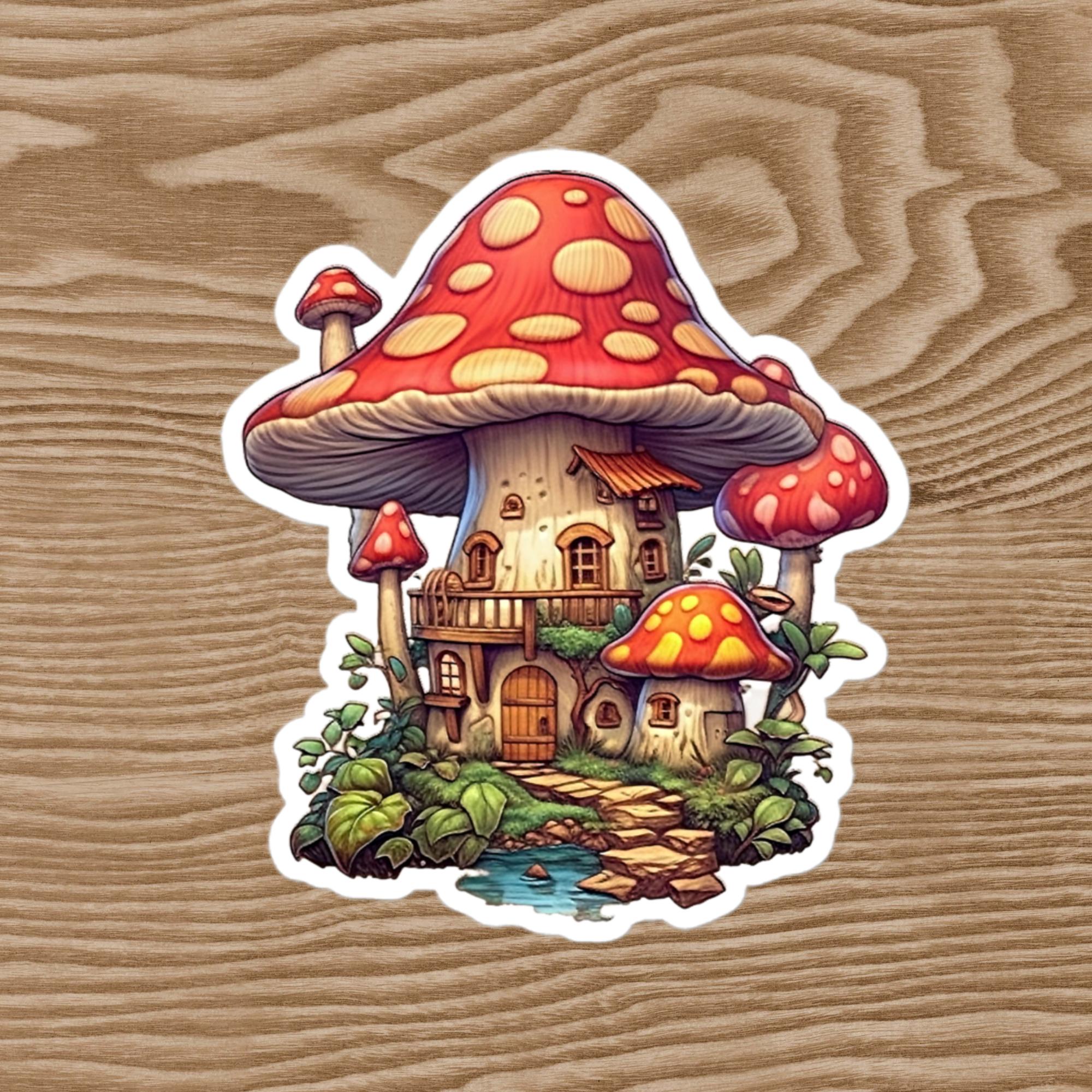 Mushroom Villa | Amongst the Mushrooms | Bubble-free stickers
