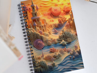 Sunrise Oceanside - Spiral notebook