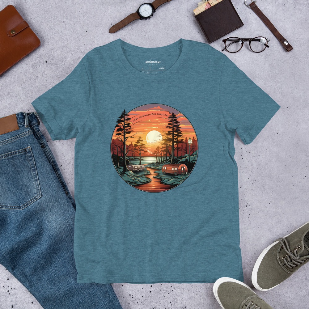 Life is s'more fun camping. | Camping Themed Gift | Unisex t-shirt
