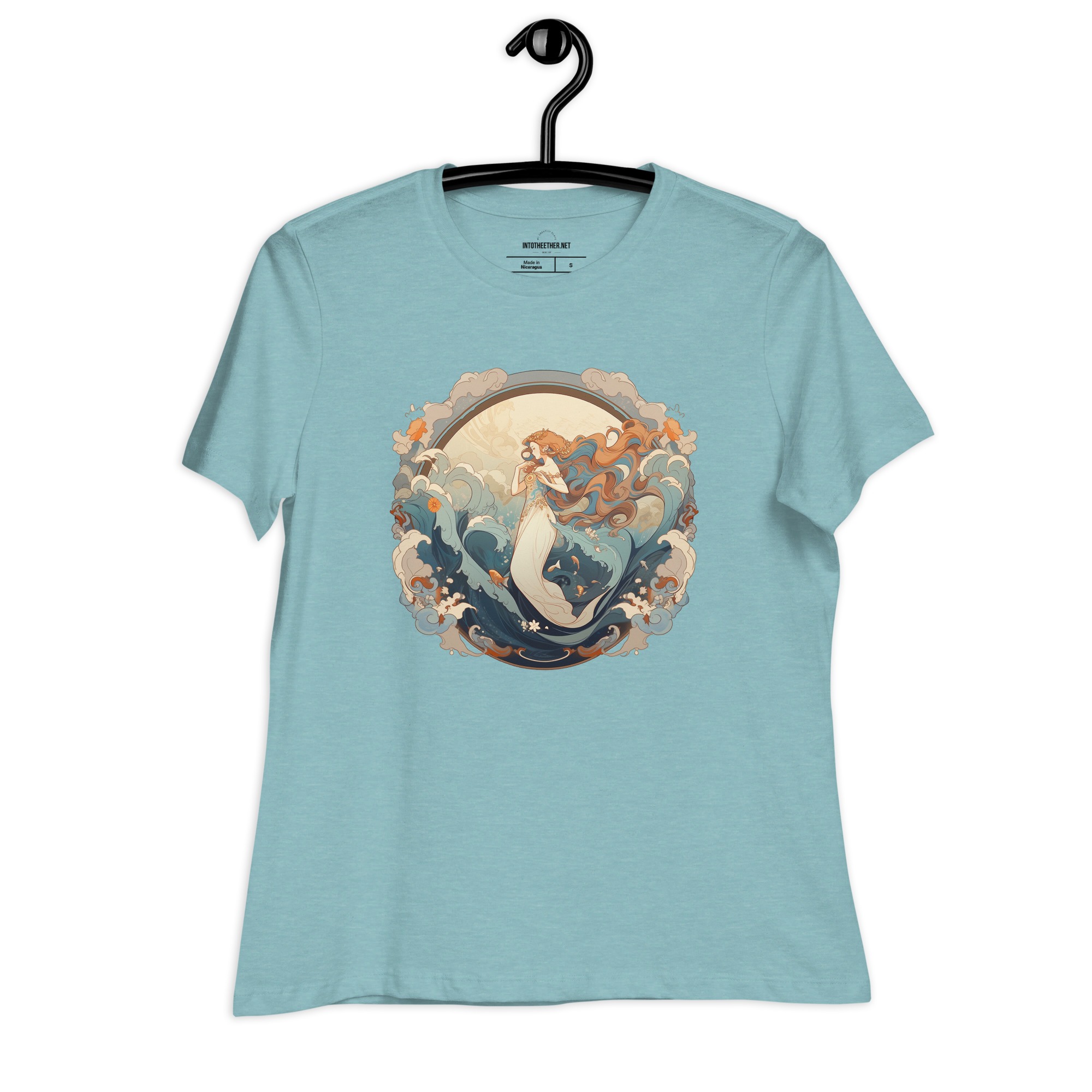 Nouveau Venus | Inspired by Birth of Venus by Botticelli | Women's Relaxed T-Shirt